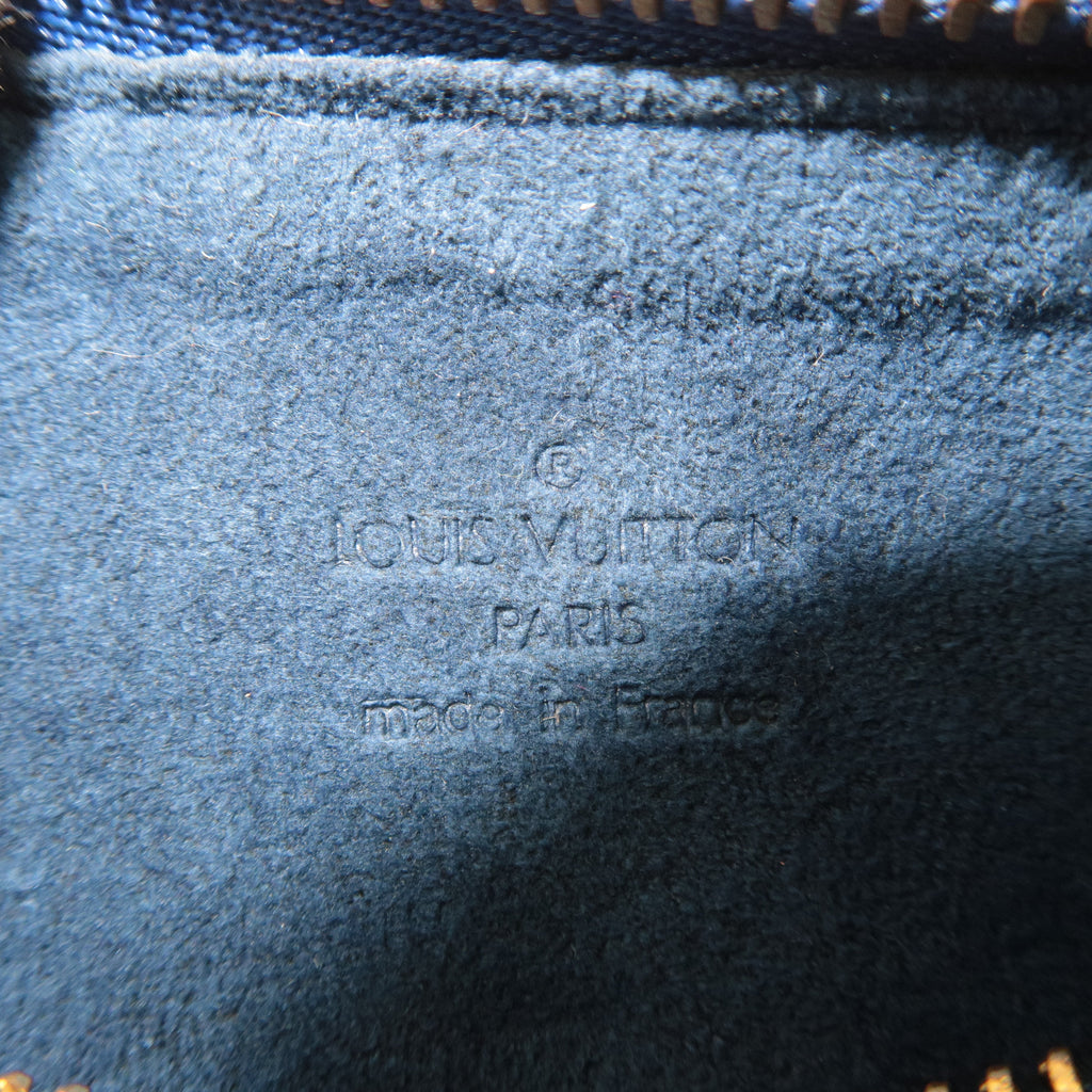 Louis Vuitton Epi Pouch For Soufflot Hand Bag Toledo Blue