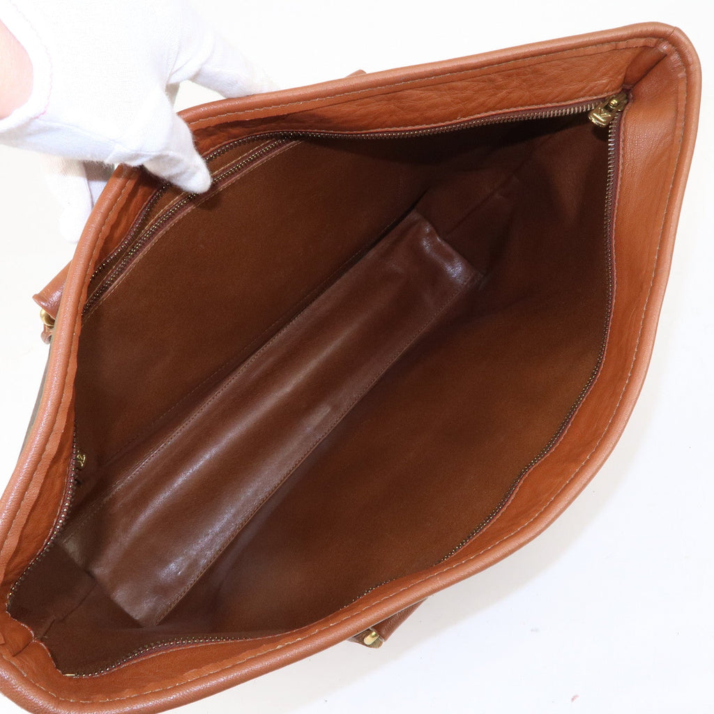 Louis Vuitton Monogram Weekend PM Hand Bag Brown M42425
