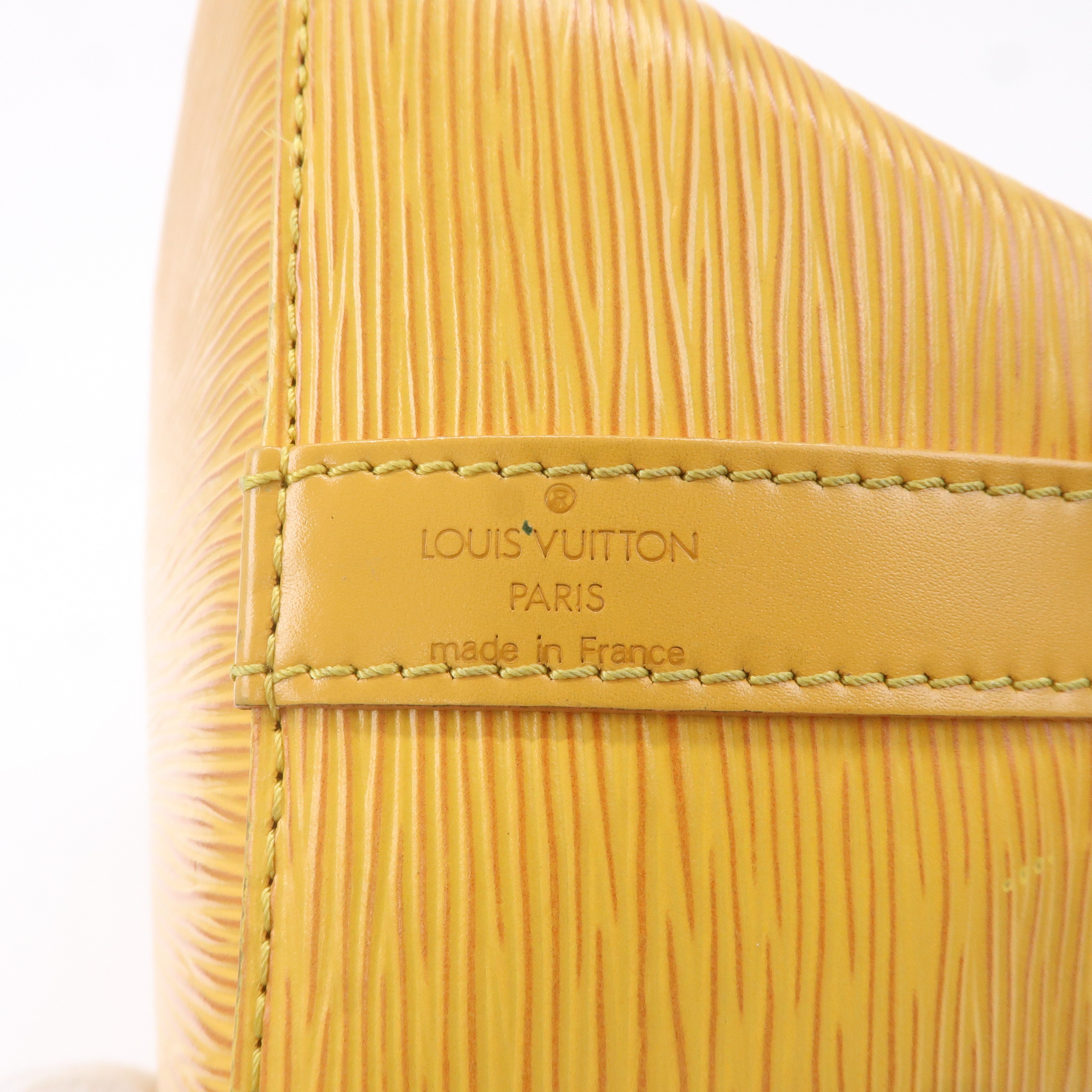AuthenticLouis Vuitton Epi Petit Noe Shoulder Bag Tassili Yellow M44109