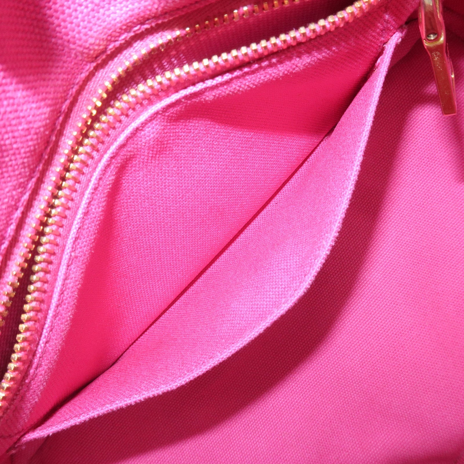 PRADA Logo Canapa Mini Canvas 2Way Shoulder Bag Pink B2439G