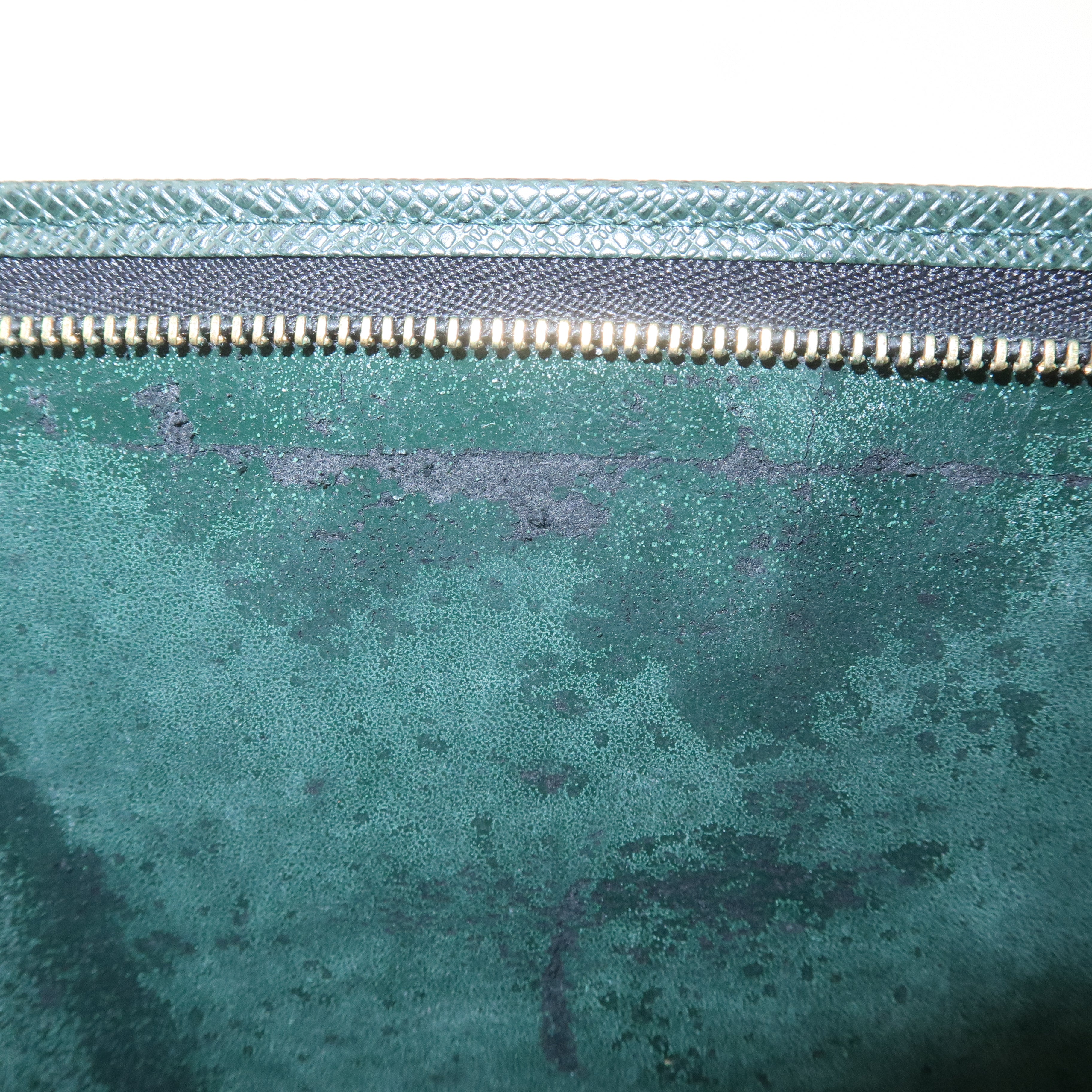 Louis Vuitton Epi Taiga Set of 2 Cluch Bag Green Black M52522