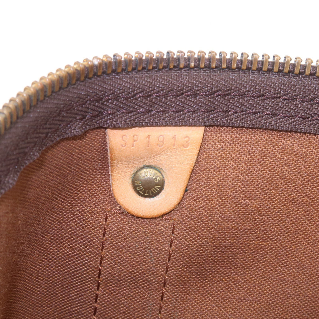 Louis Vuitton Monogram Keep All 45 Boston Bag Brown M41428