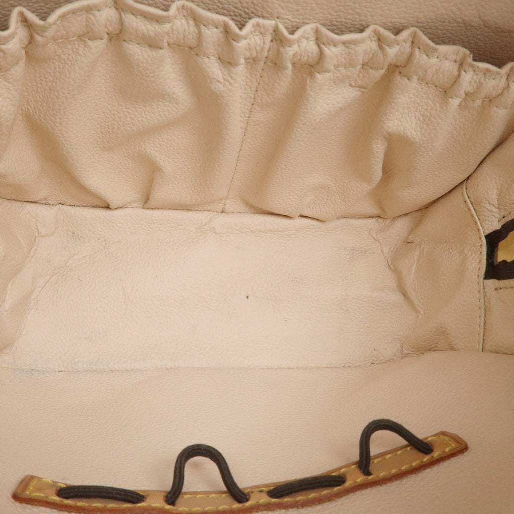 Louis Vuitton Monogram Spontini Hand Bag Brown M47500