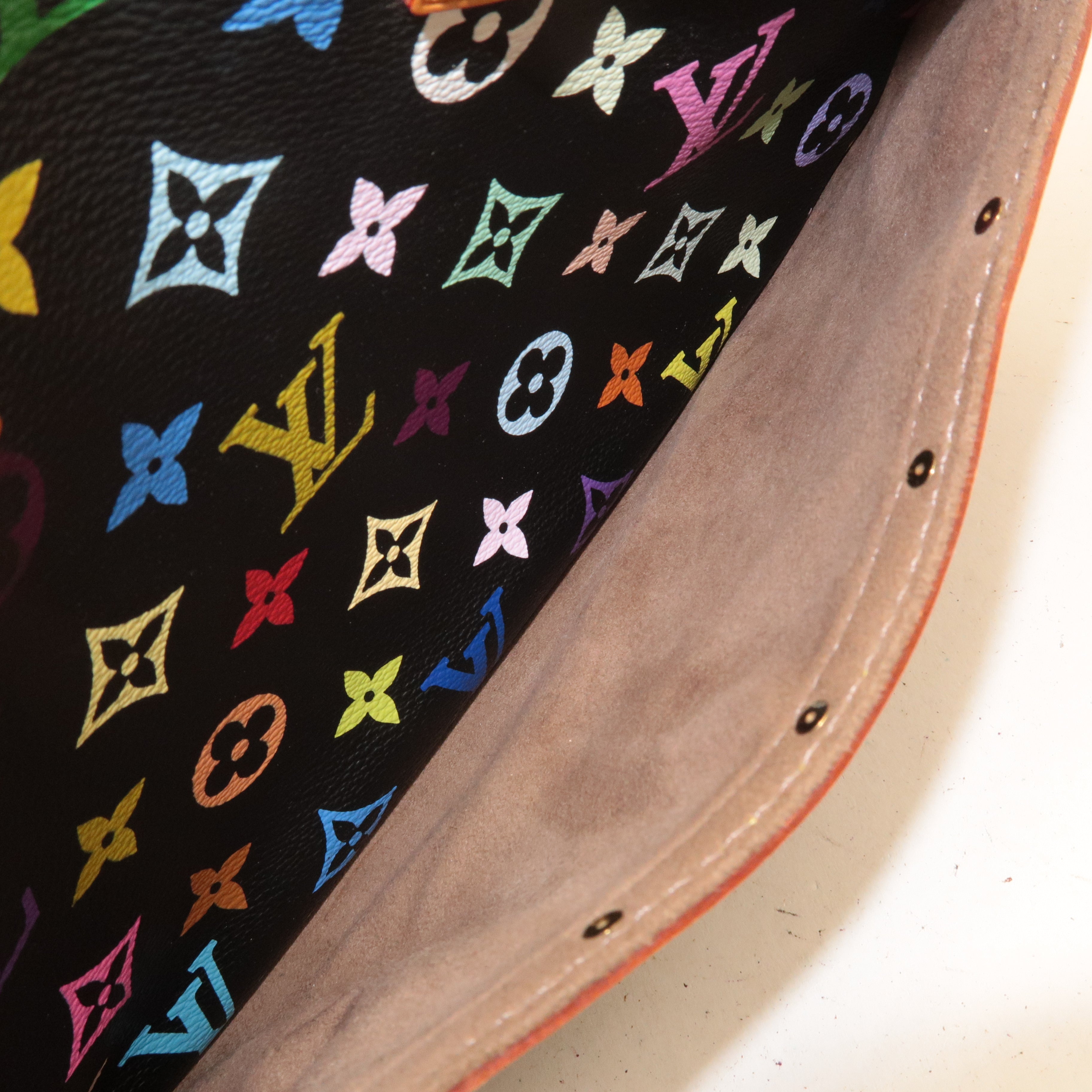 Louis Vuitton Monogram Multi Color Trouville Hand Bag M92662