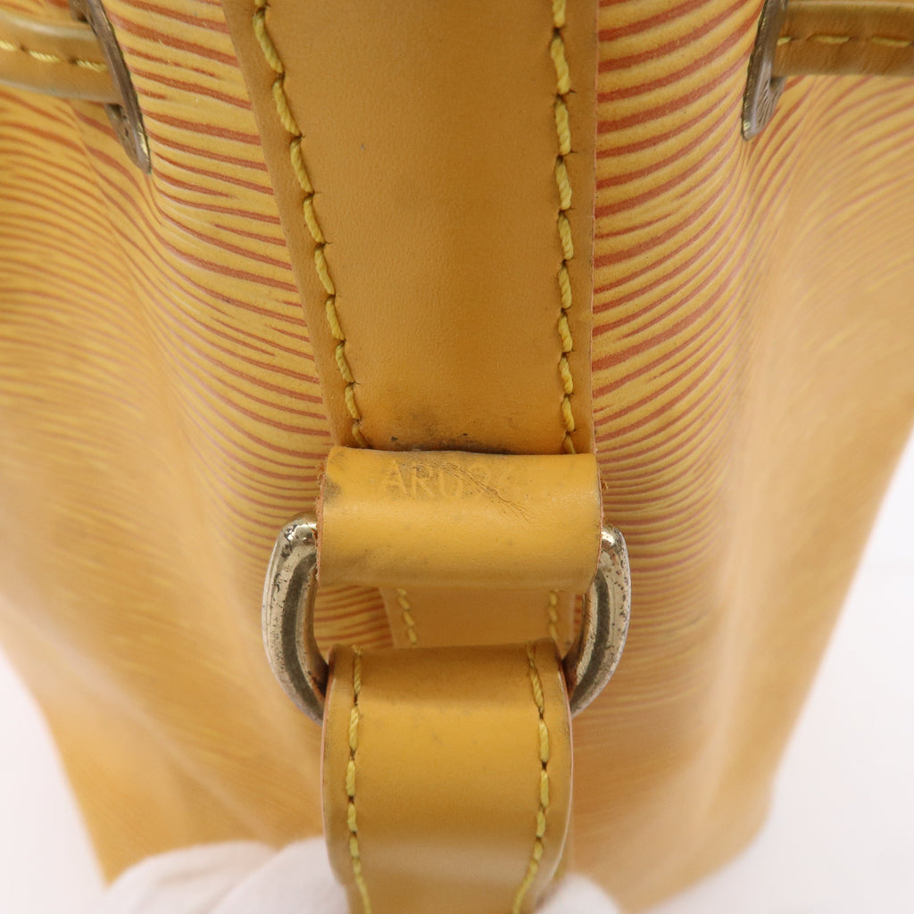 AuthenticLouis Vuitton Epi Petit Noe Shoulder Bag Tassili Yellow M44109