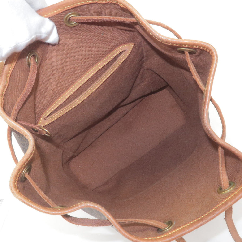 Louis Vuitton Monogram Montsouris MM Back Pack Bag M51136
