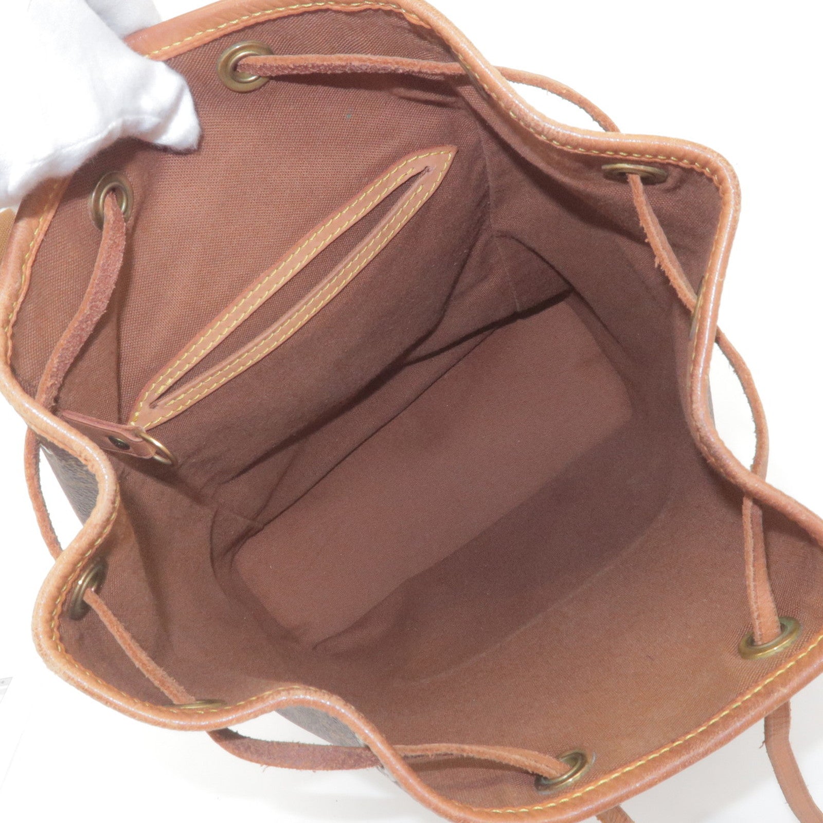 Louis Vuitton Monogram Montsouris MM Back Pack Bag M51136