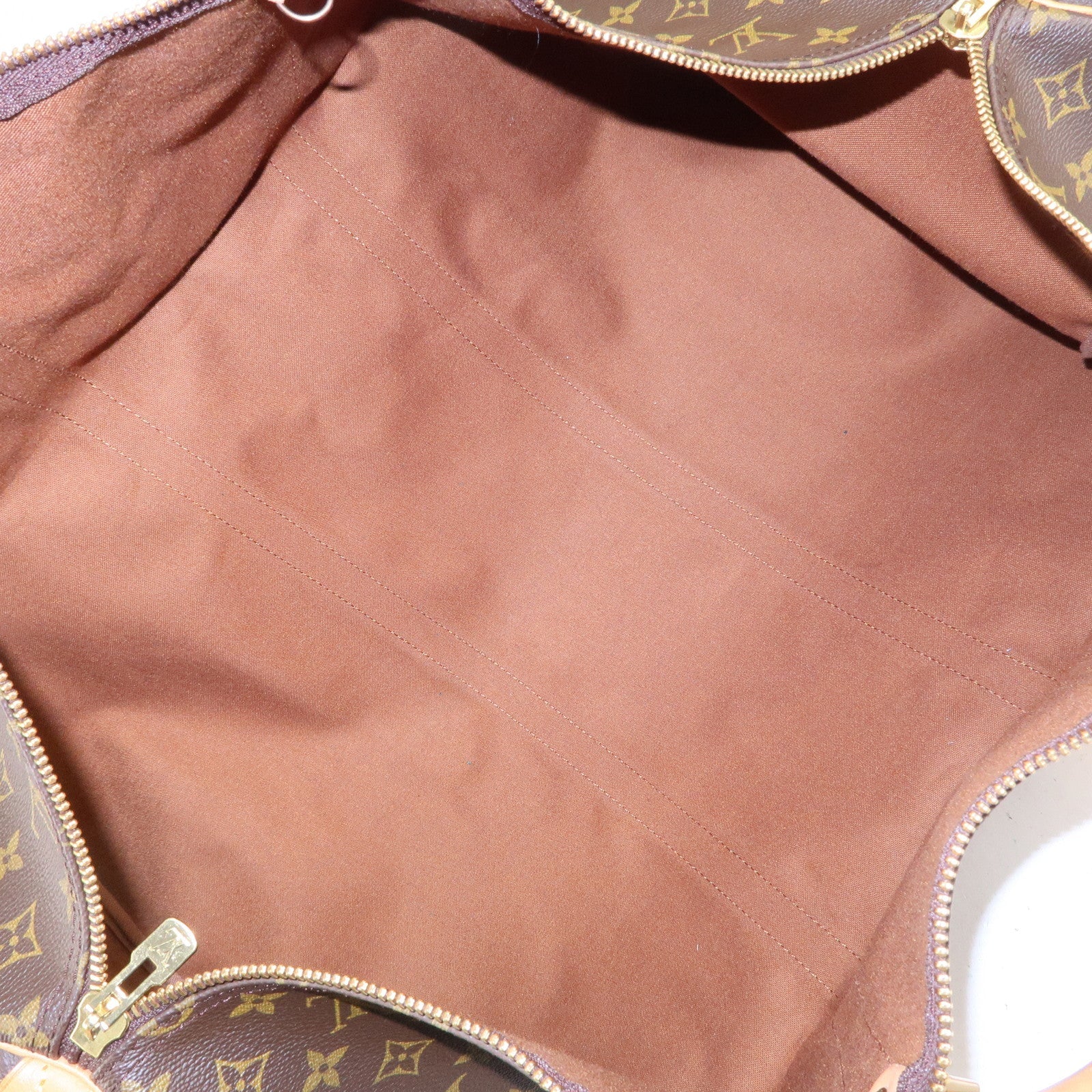 Louis Vuitton Monogram Keep All 60 Boston Bag Brown M41422