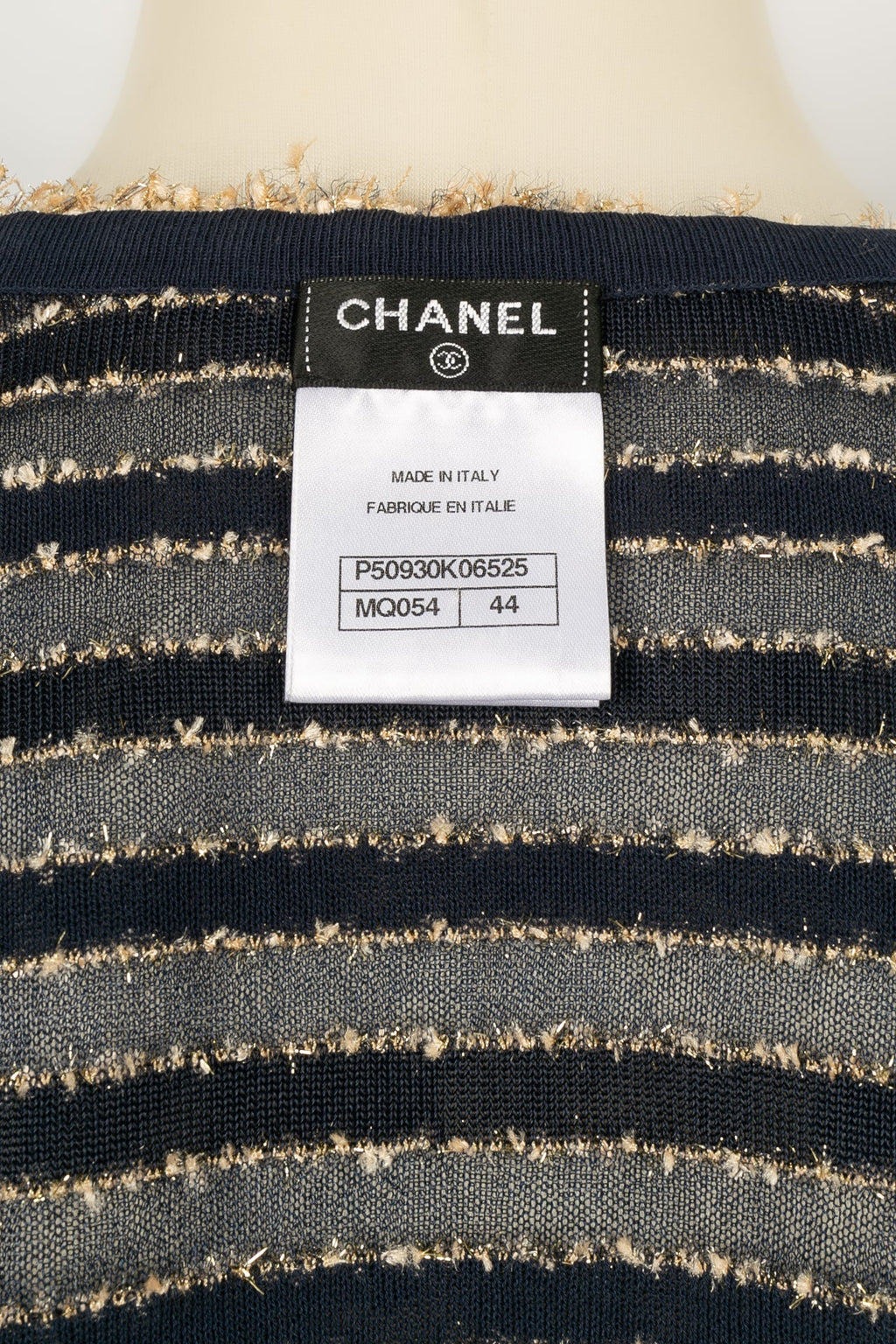 Gilet bleu Chanel