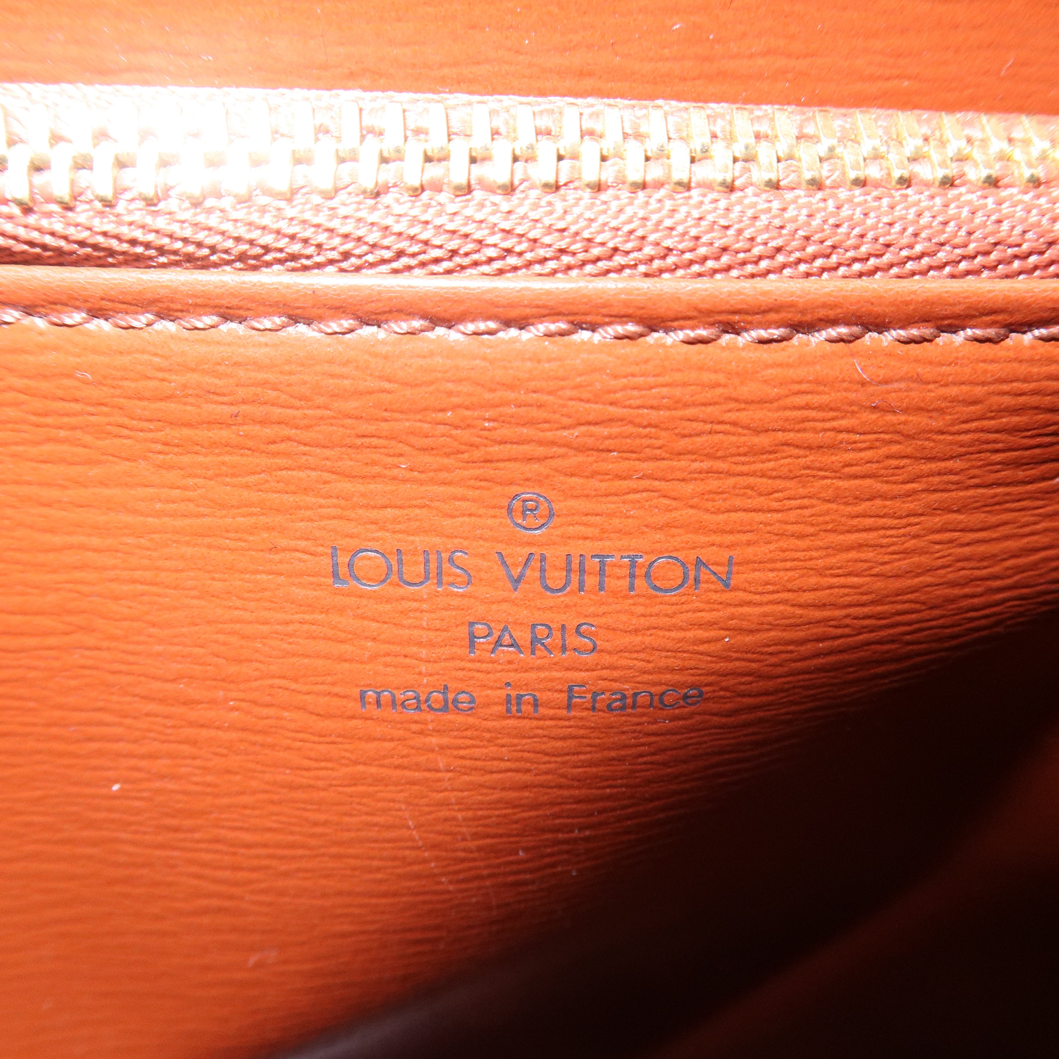 Louis Vuitton Epi Malselv Hand Bag Kenya Brown M52373