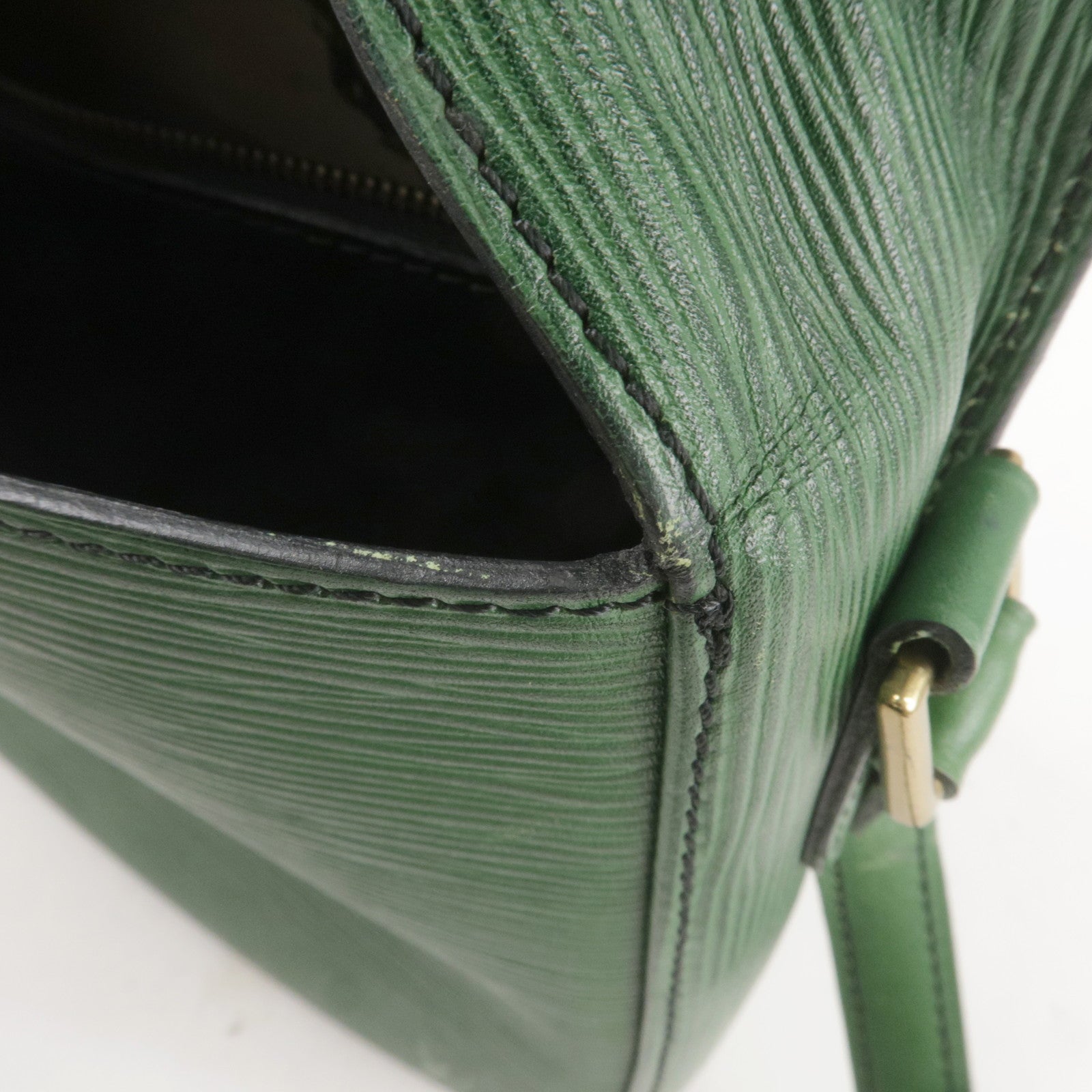Louis Vuitton Epi Saint Cloud Shoulder Bag Borneo Green M52194
