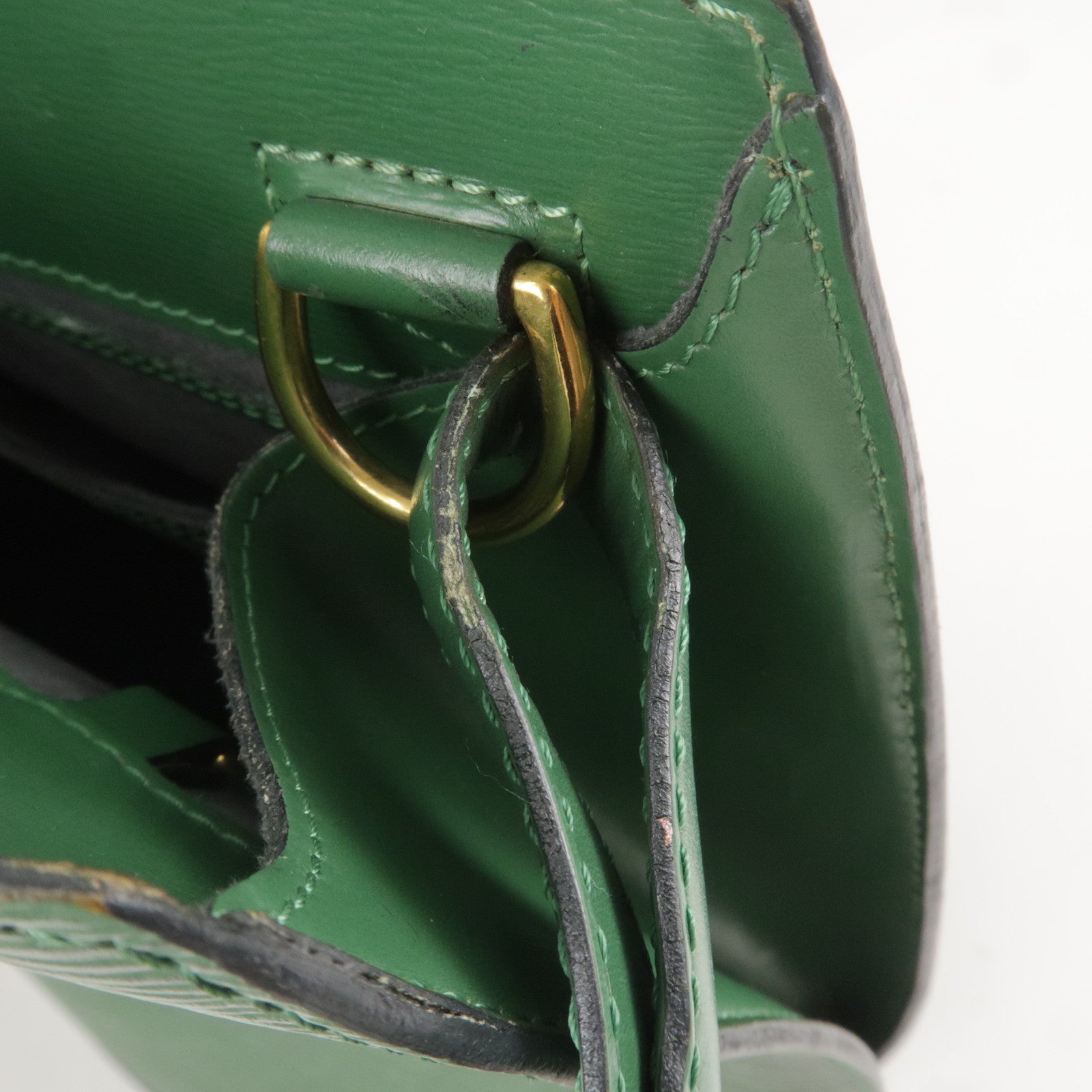 Louis Vuitton Epi Cluny Shoulder Bag Borneo Green M52254