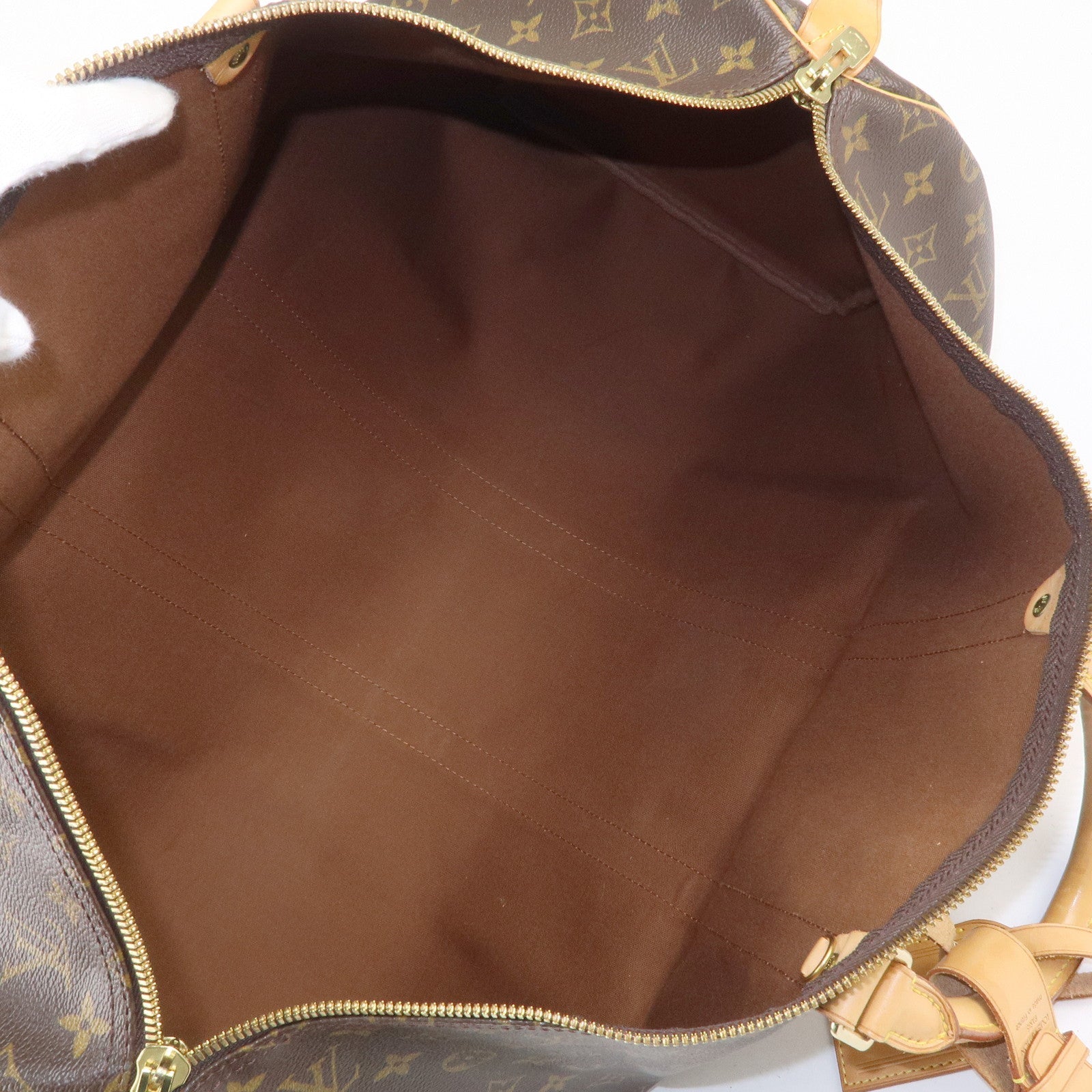 Louis Vuitton Monogram Keep All 55 Boston Bag Brown M41424