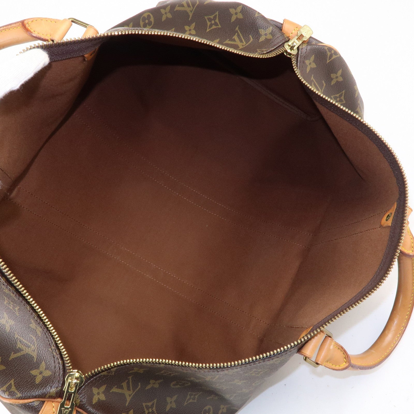 Louis Vuitton Monogram Keep All 55 Boston Bag Brown M41424