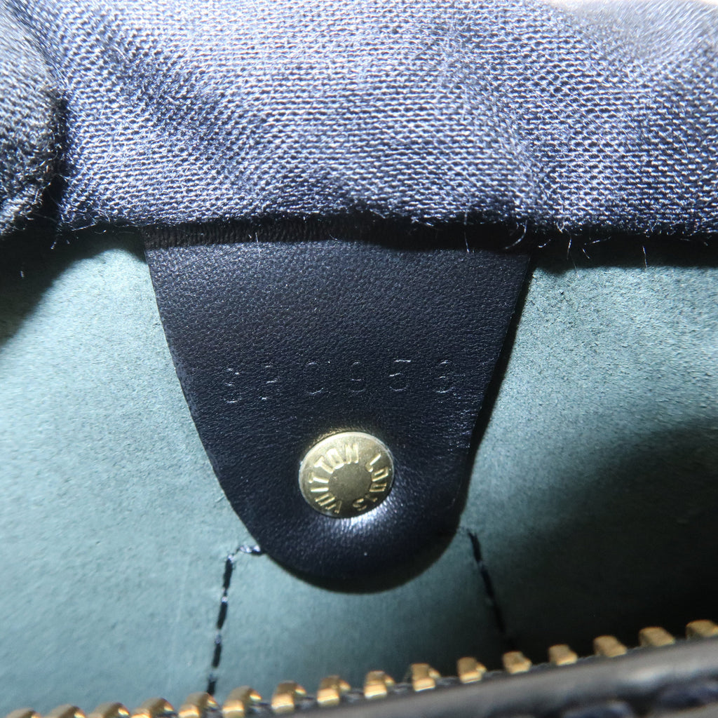 Louis Vuitton Epi Speedy 25 Boston Bag Hand Bag Noir Black M43012