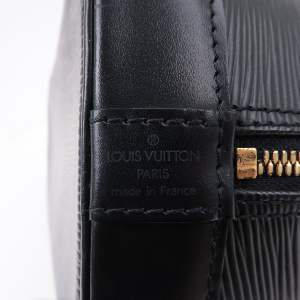 Louis Vuitton Epi Alma Hand Bag Noir Black M52142