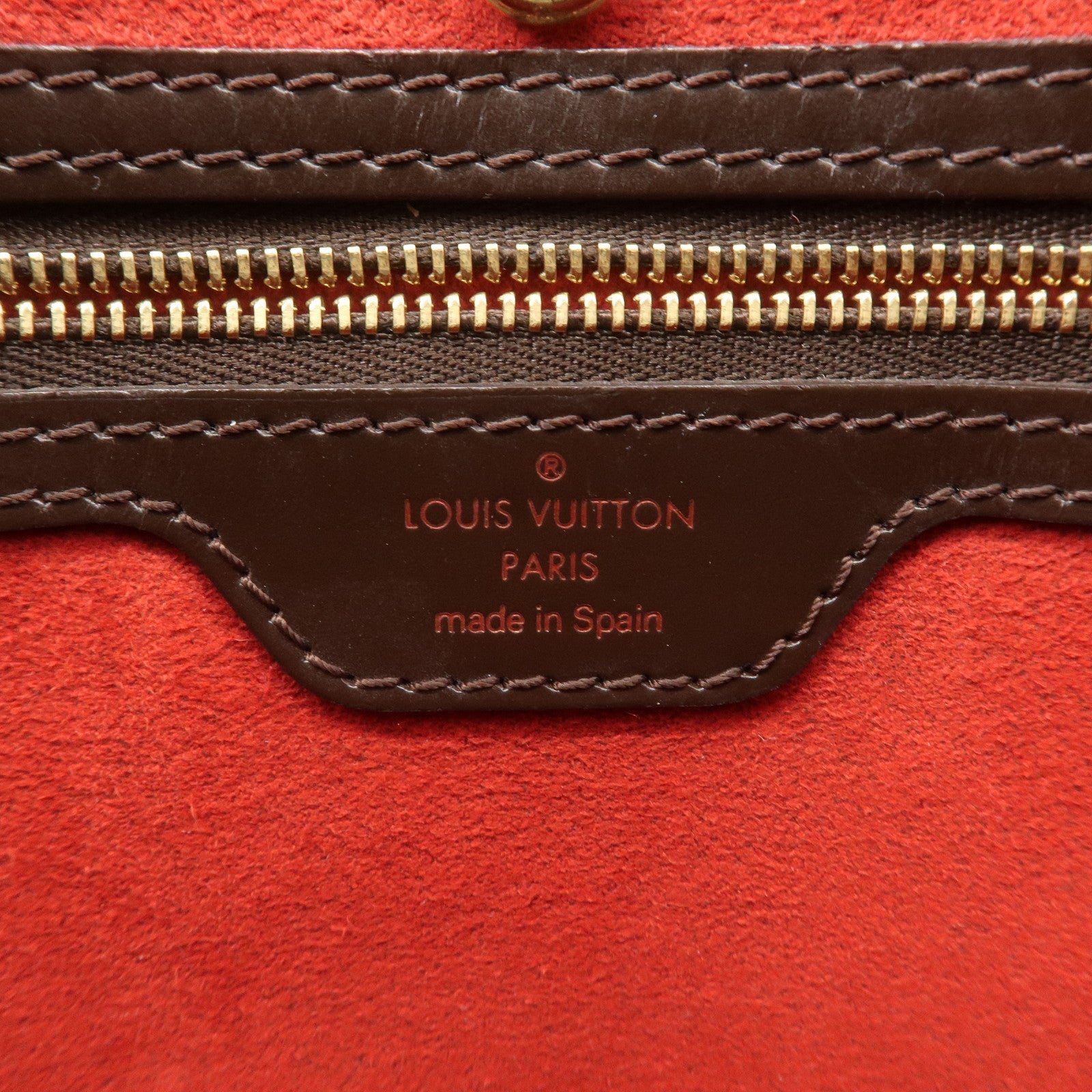 Louis Vuitton Damier Ebene Hampstead PM Hand Bag Brown N51205