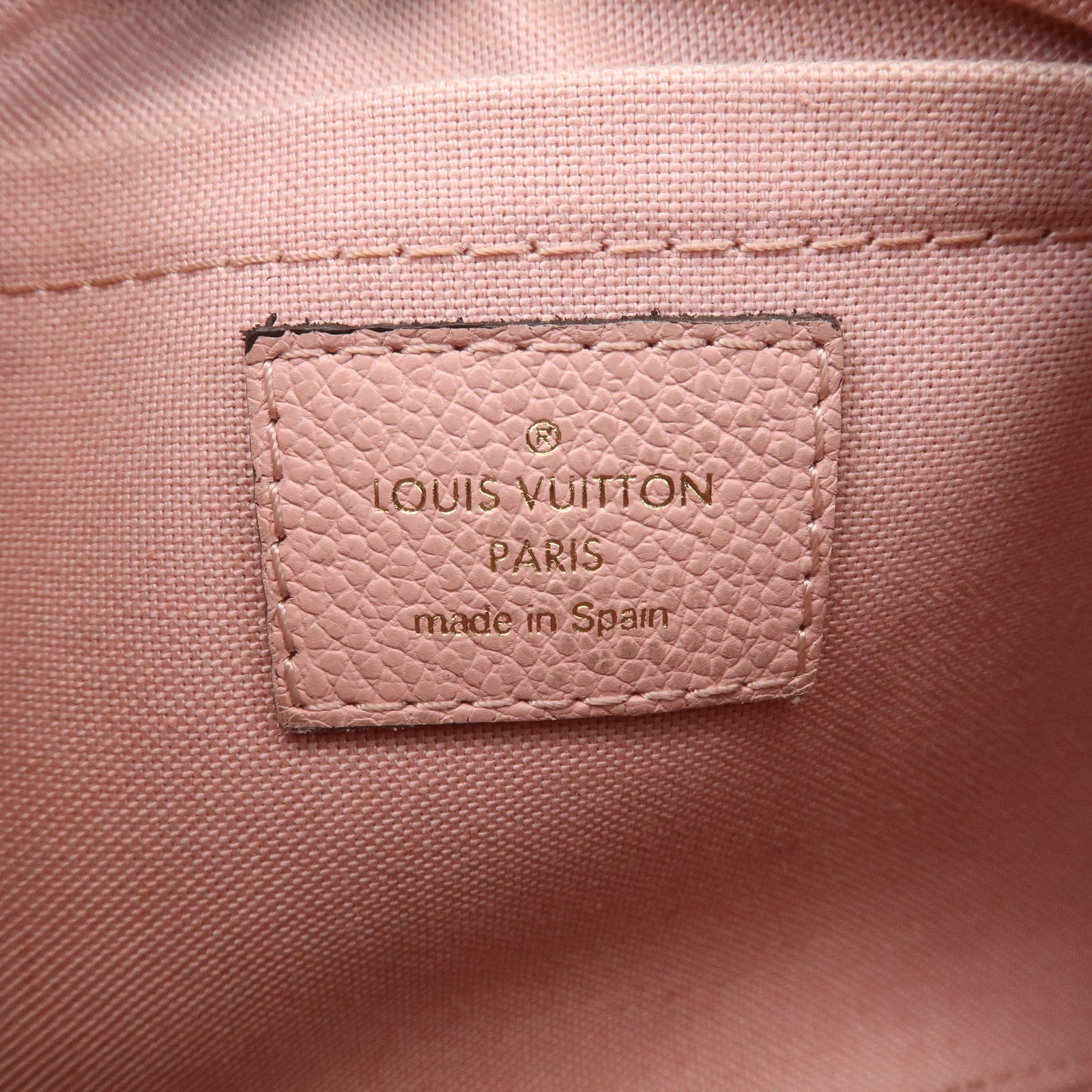 Louis Vuitton Monogram Pallas Clutch 2Way Shoulder Bag Pink M44037