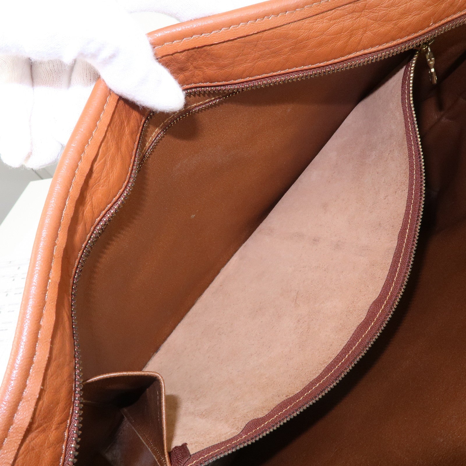 Louis Vuitton Monogram Weekend PM Hand Bag Brown M42425