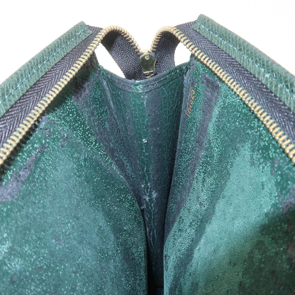 Louis Vuitton Epi Taiga Set of 2 Cluch Bag Green Black M52522
