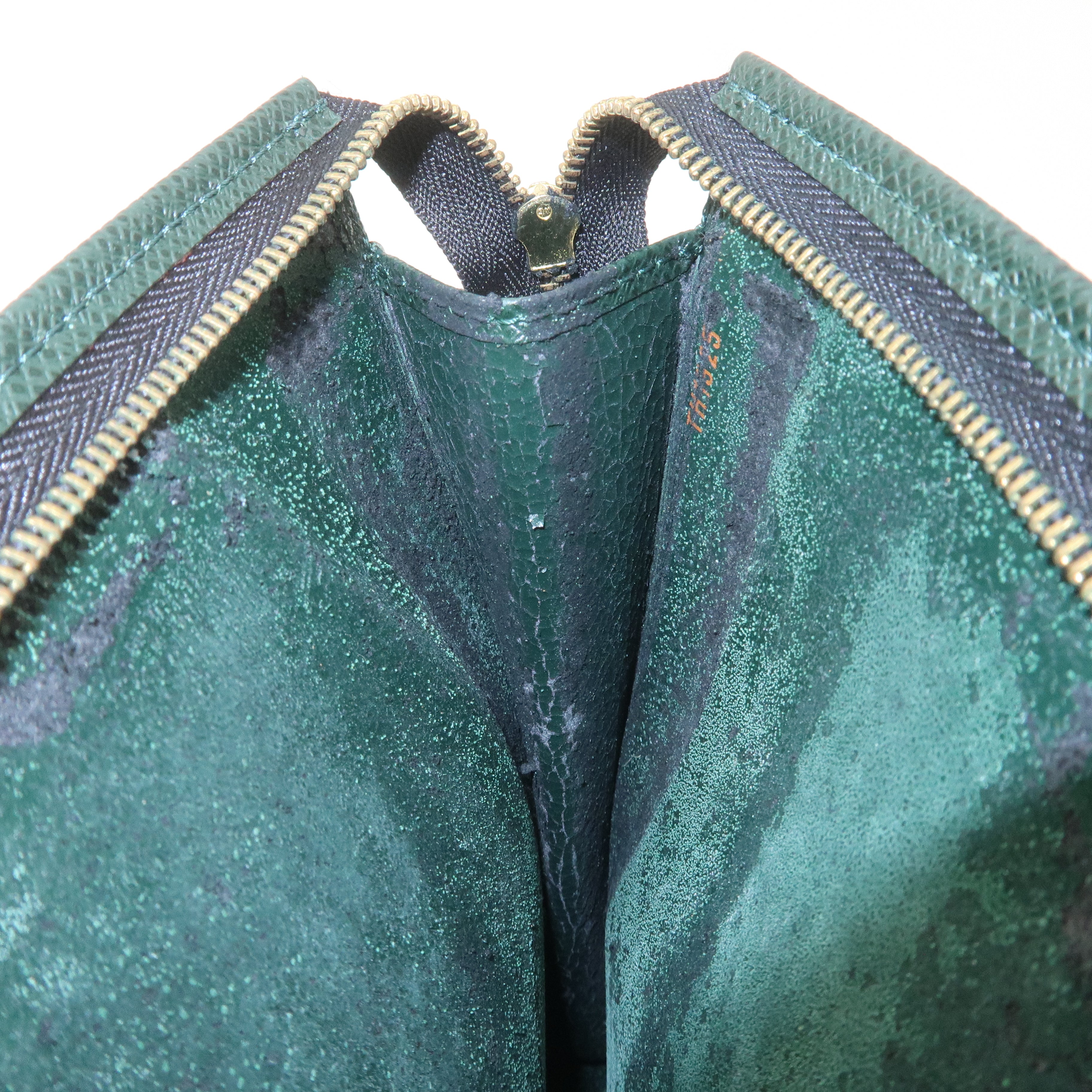 Louis Vuitton Epi Taiga Set of 2 Cluch Bag Green Black M52522
