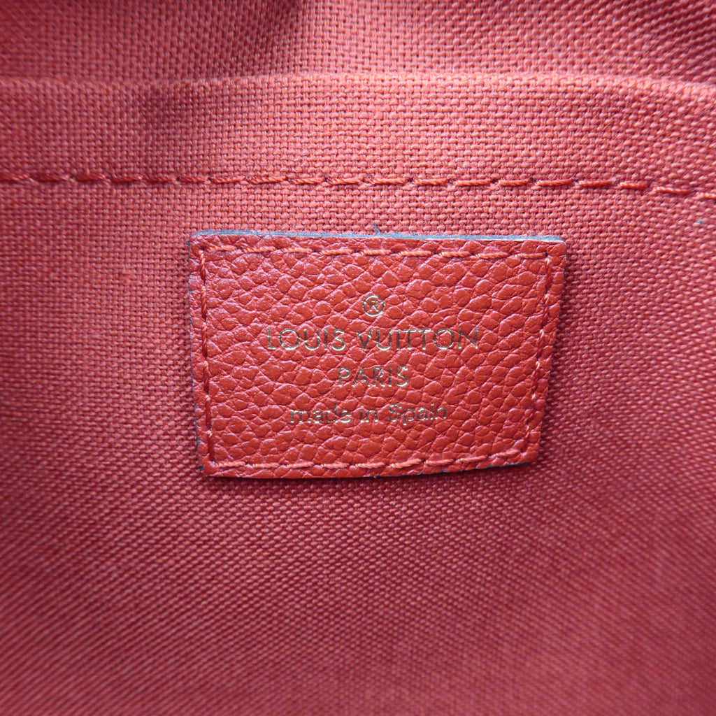 Louis Vuitton Monogram Pallas Clutch 2Way Bag Cerise M41638
