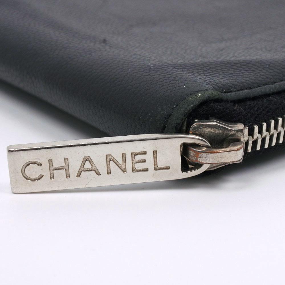 Chanel Black Leather - wallet accessories