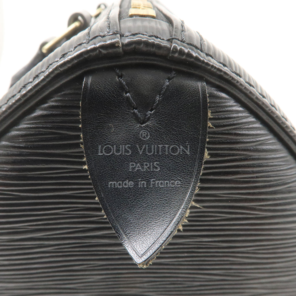 Louis Vuitton Epi Speedy 25 Boston Bag Hand Bag Noir Black M43012