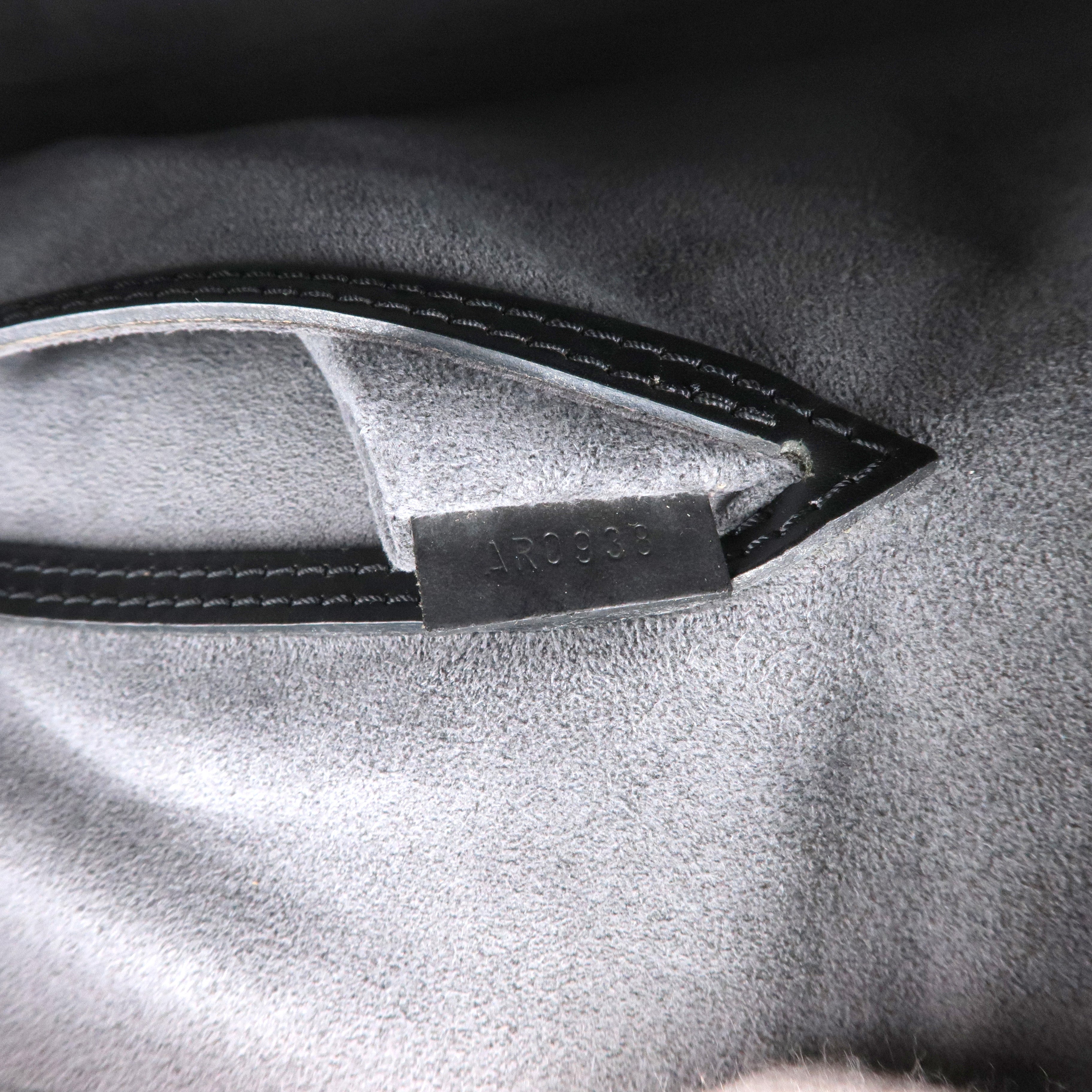 Louis Vuitton Epi Alma Hand Bag Noir Black M52142
