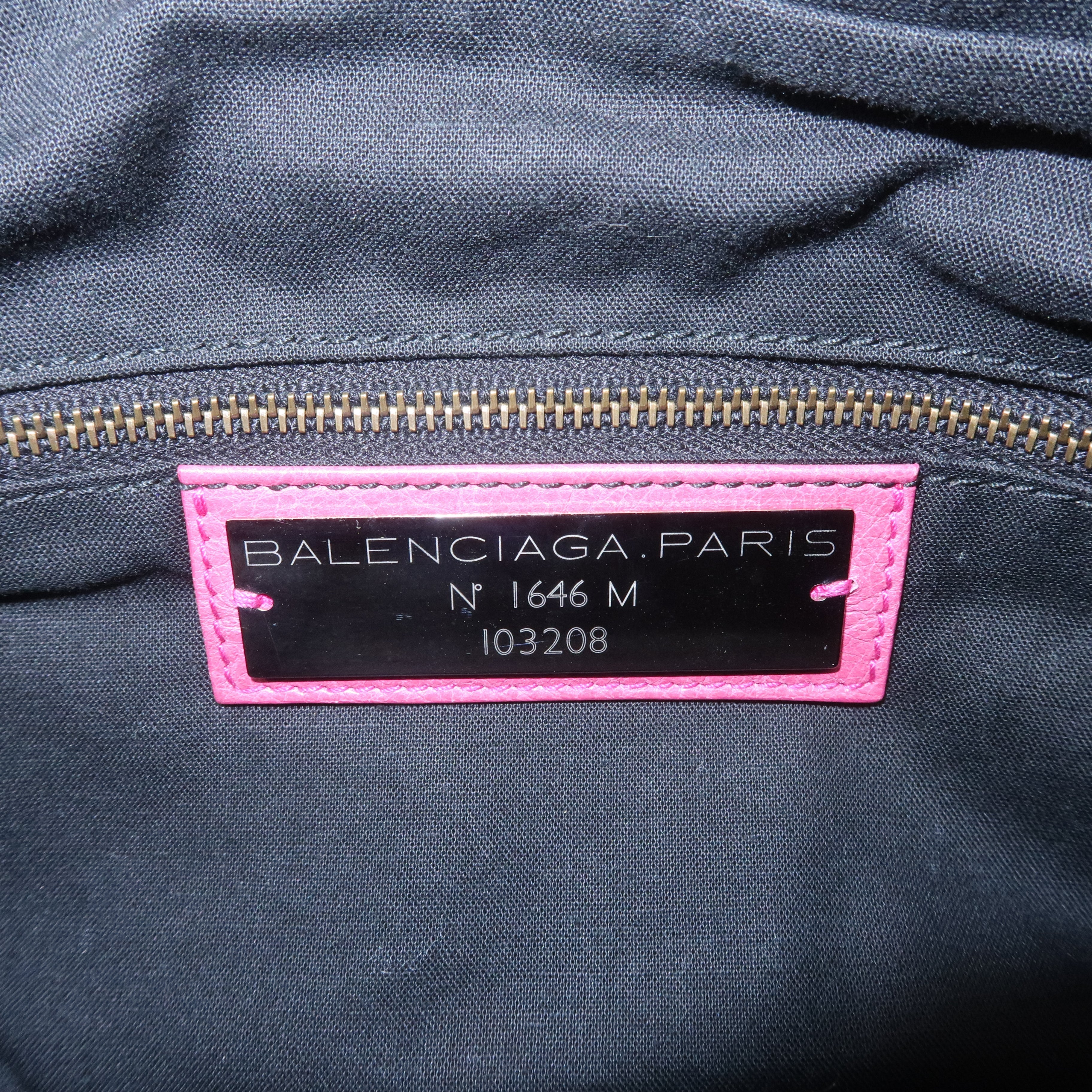 BALENCIAGA The First Leather 2Way Bag Hand Bag Pink 103208