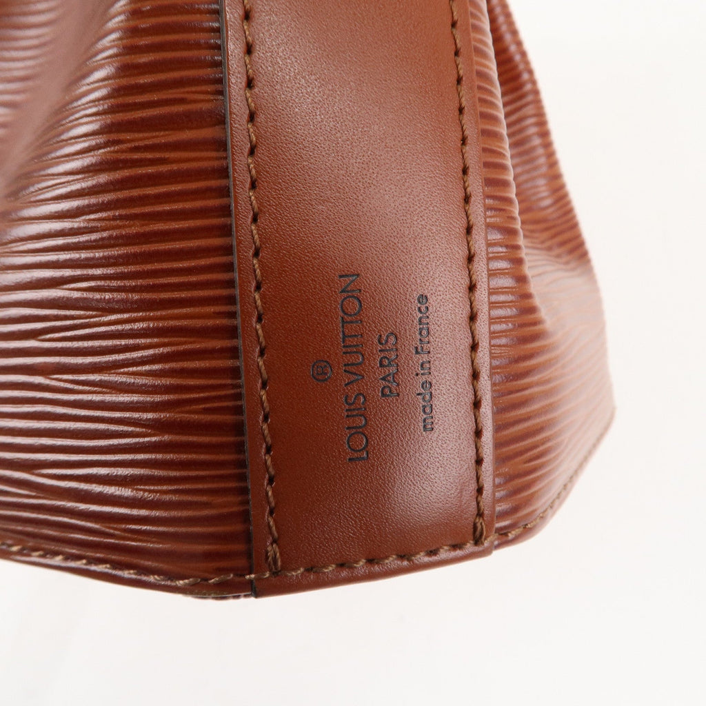 Louis Vuitton Epi Sac D'epaule PM Bucket Bag Kenya Brown M80203
