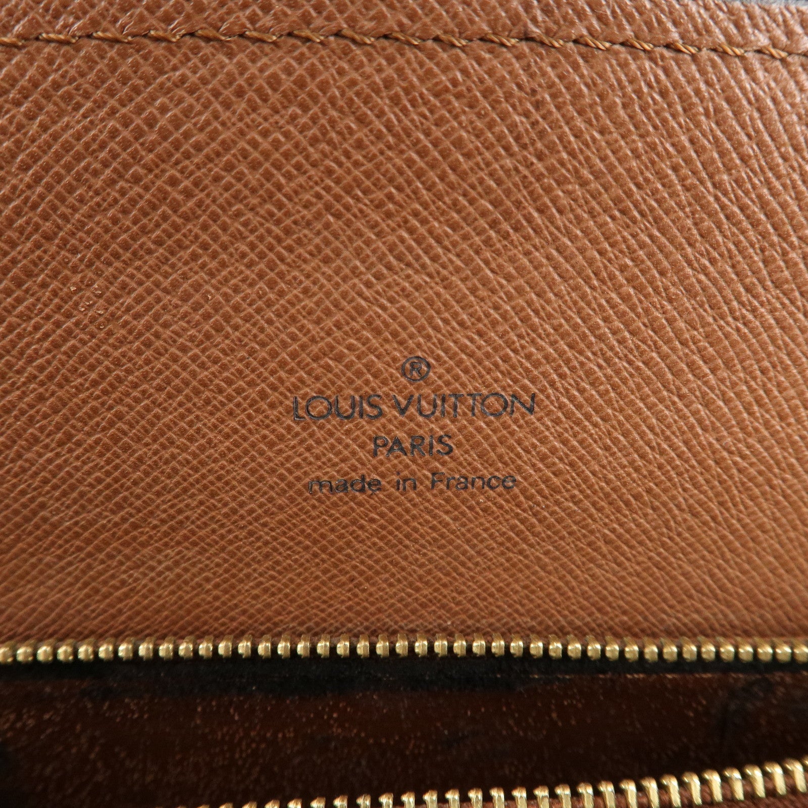 Louis Vuitton Monogram Courcelles Shoulder Bag Brown M51375