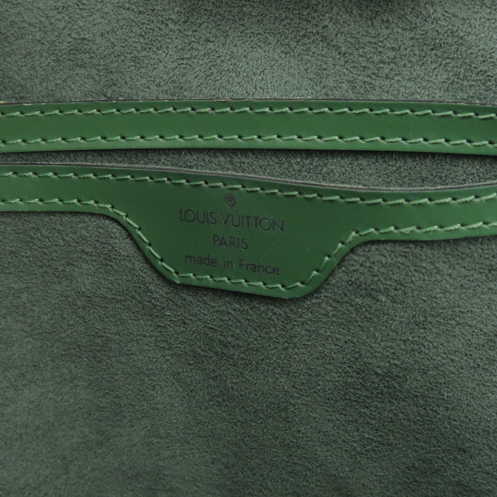 Louis Vuitton Epi Saint Jacques Shoulder Bag Borneo Green M52334