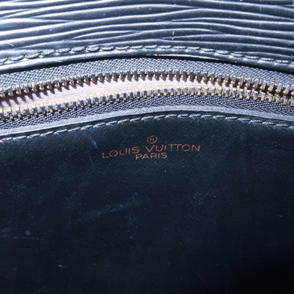 Louis Vuitton Epi Saint Cloud Shoulder Bag Noir Black M52192