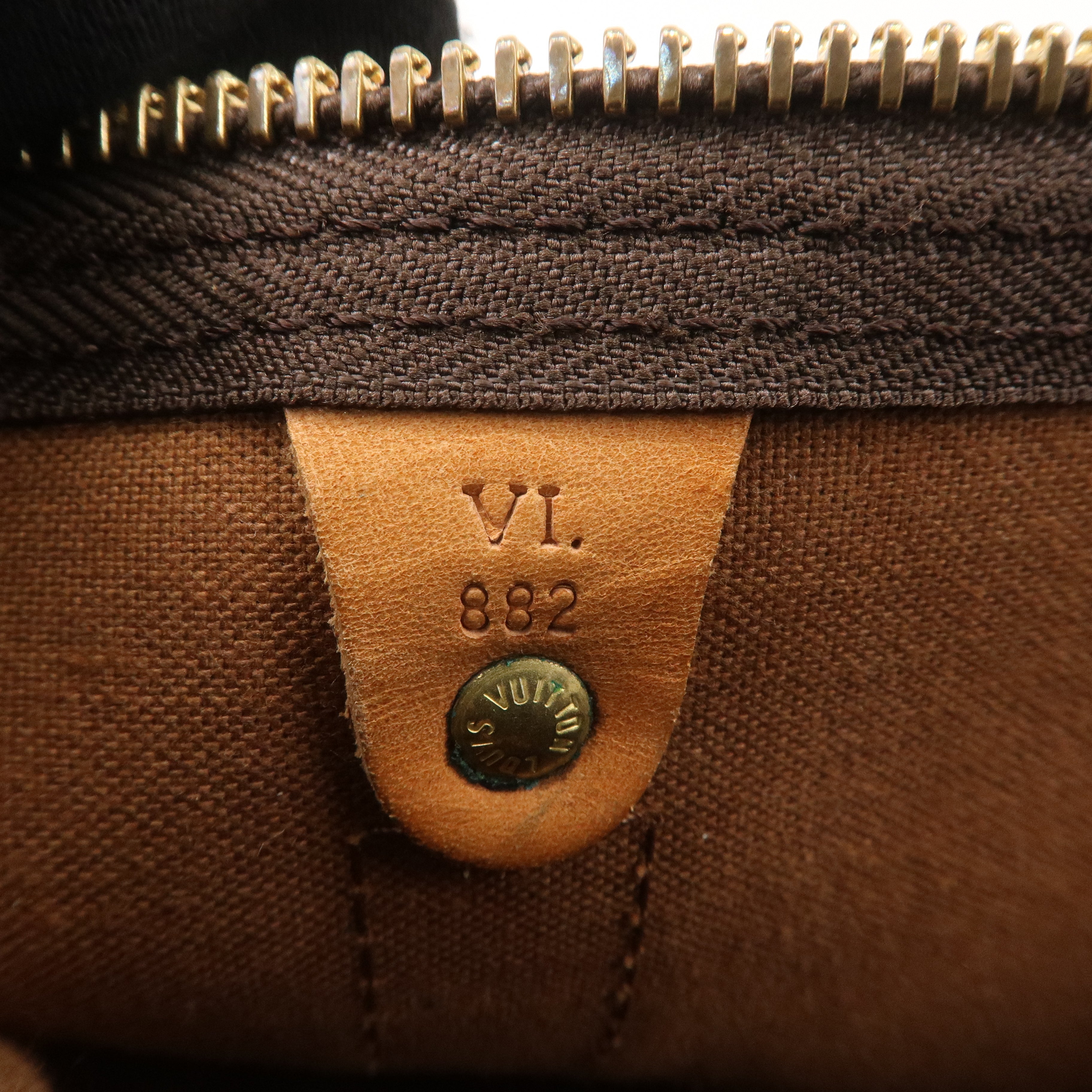 Louis Vuitton Monogram Keep All 50 Boston Bag Brown M41426