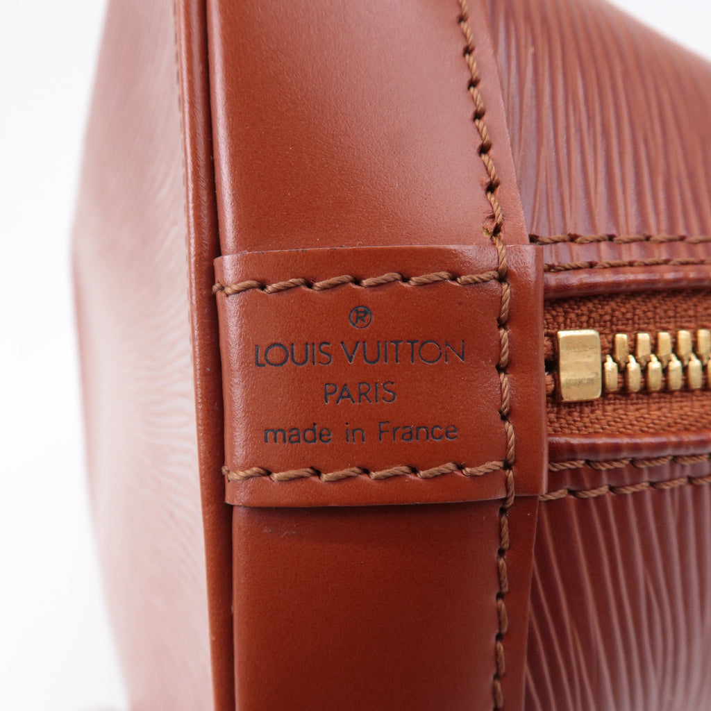 Louis Vuitton Epi Alma 2Way Bag Hand Bag Kenya Brown M52143