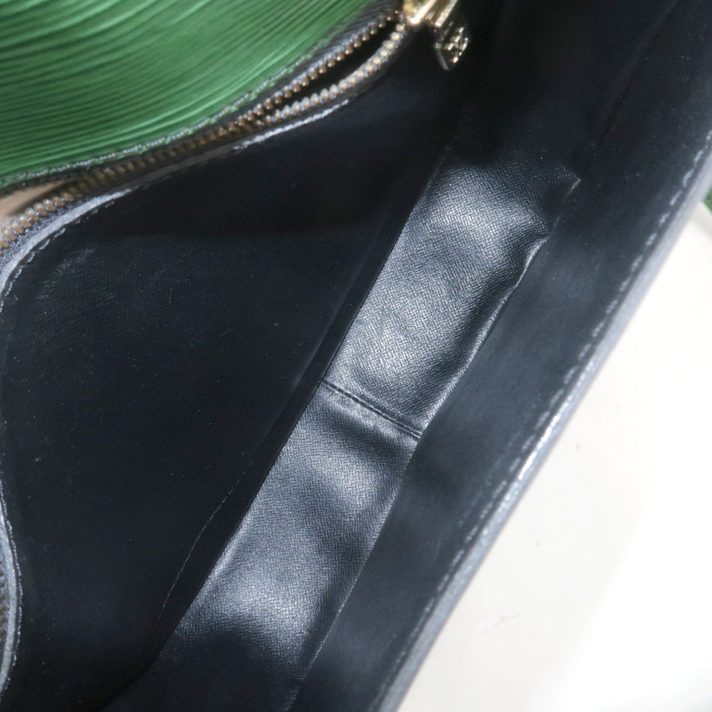 Louis Vuitton Epi Saint Cloud Shoulder Bag Borneo Green M52194