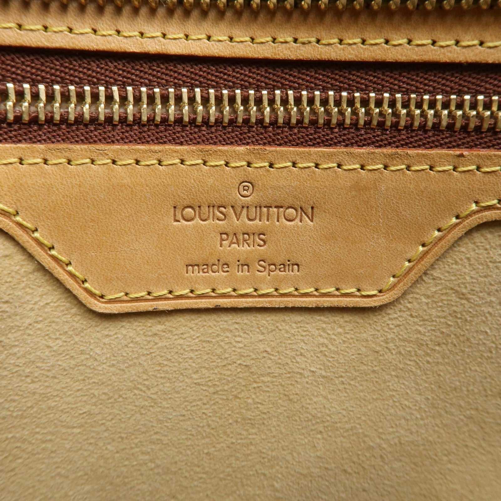 Louis Vuitton Monogram Luco Tote Bag Hand Bag Brown M51155
