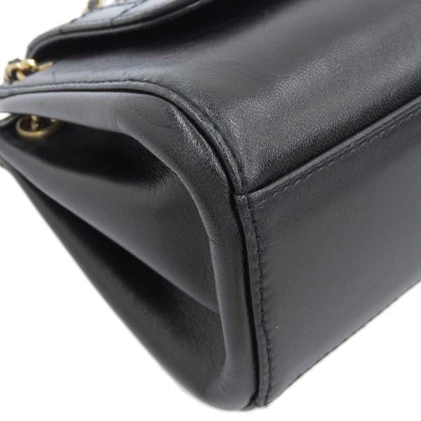 CHANEL Around 2001 Made Chocolate Bar 2.55 Chain Bag Black