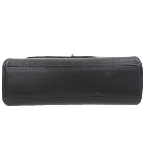 CHANEL Around 2001 Made Chocolate Bar 2.55 Chain Bag Black