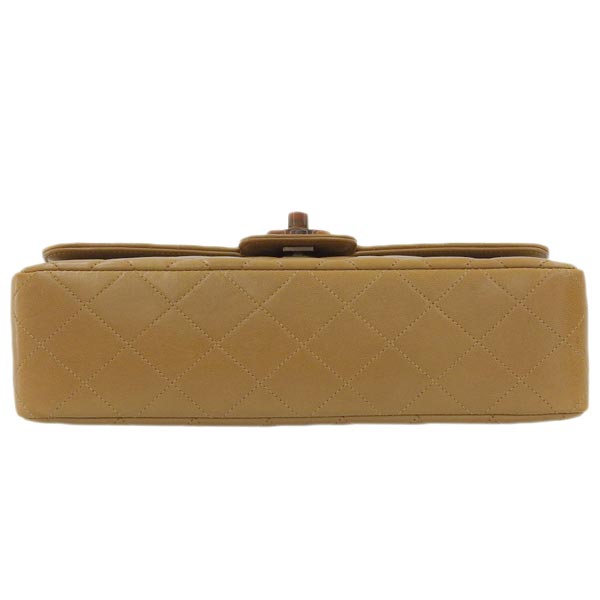 CHANEL Around 1995 Made Tortoiseshell Classic Flap Chain Bag 25Cm Camel
