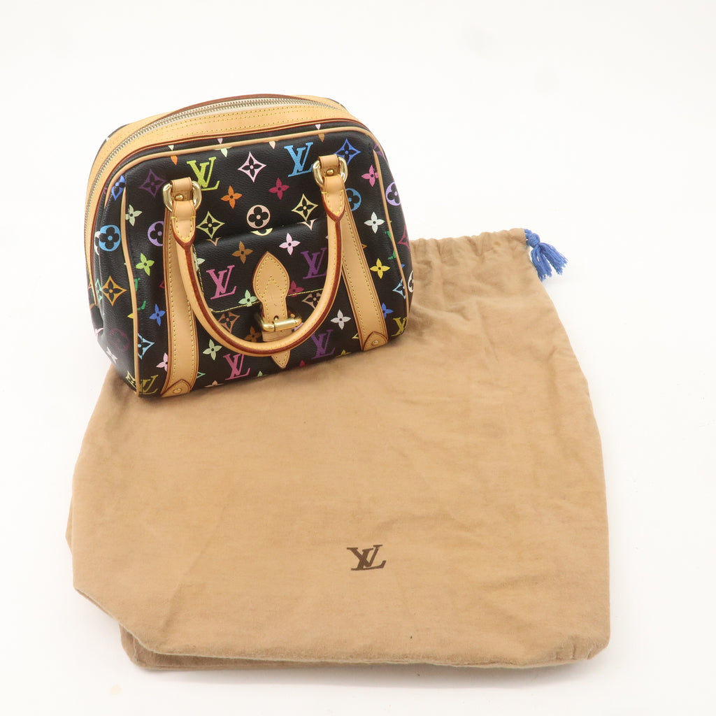 Louis Vuitton Monogram Multi Color Priscilla Hand Bag Noir M40096