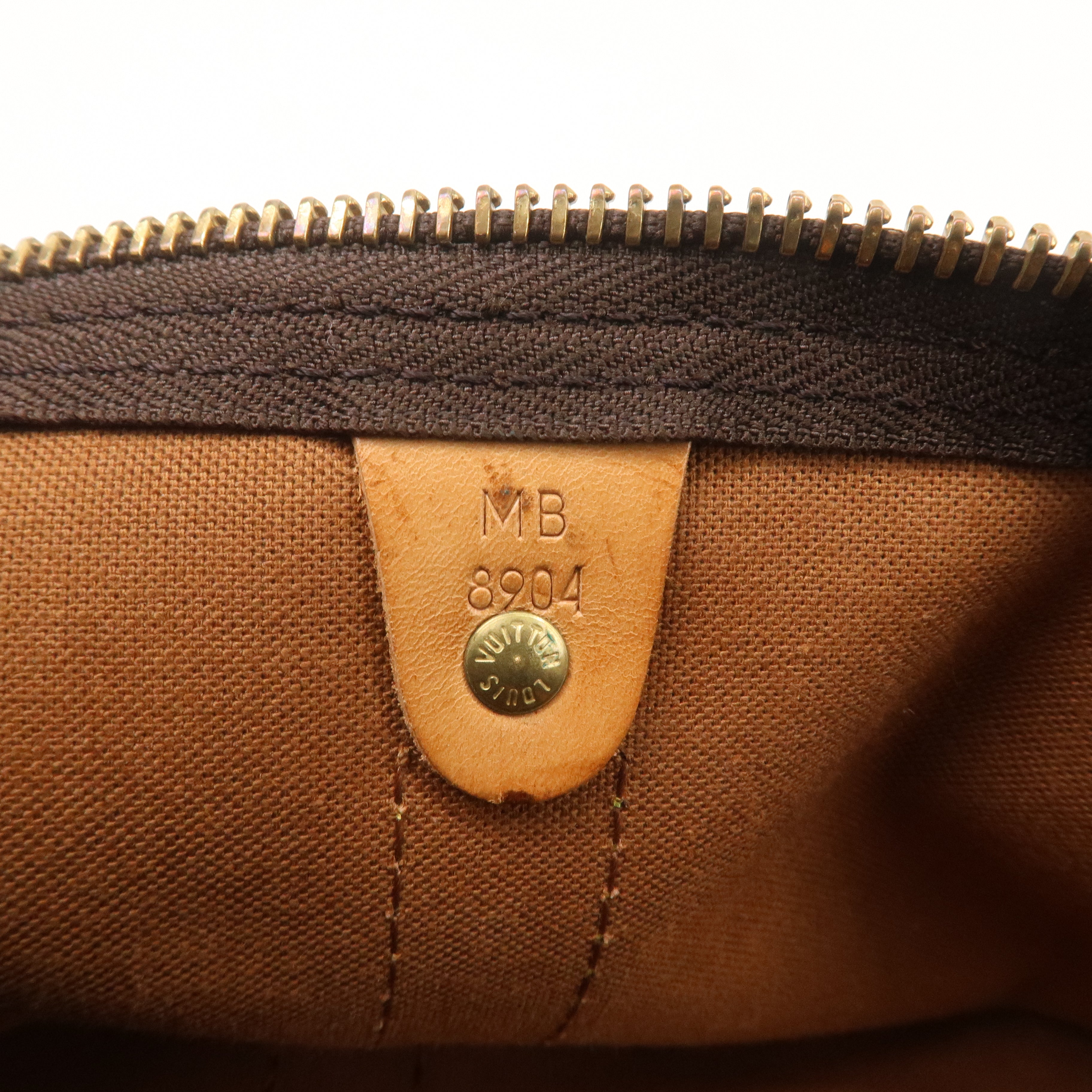 Louis Vuitton Monogram Keep All 50 Boston Bag Brown M41426