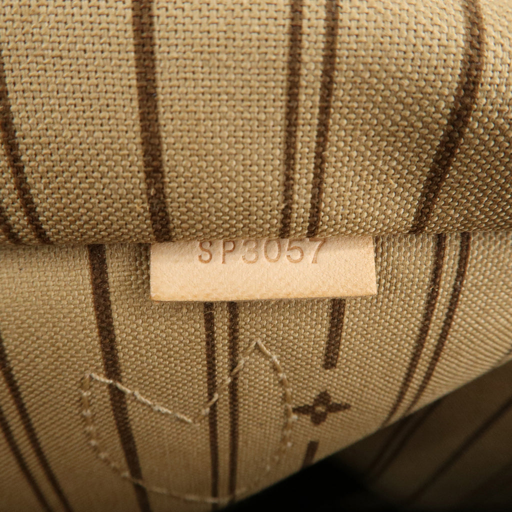 Louis Vuitton Monogram Neverfull MM Tote Bag Brown M40156