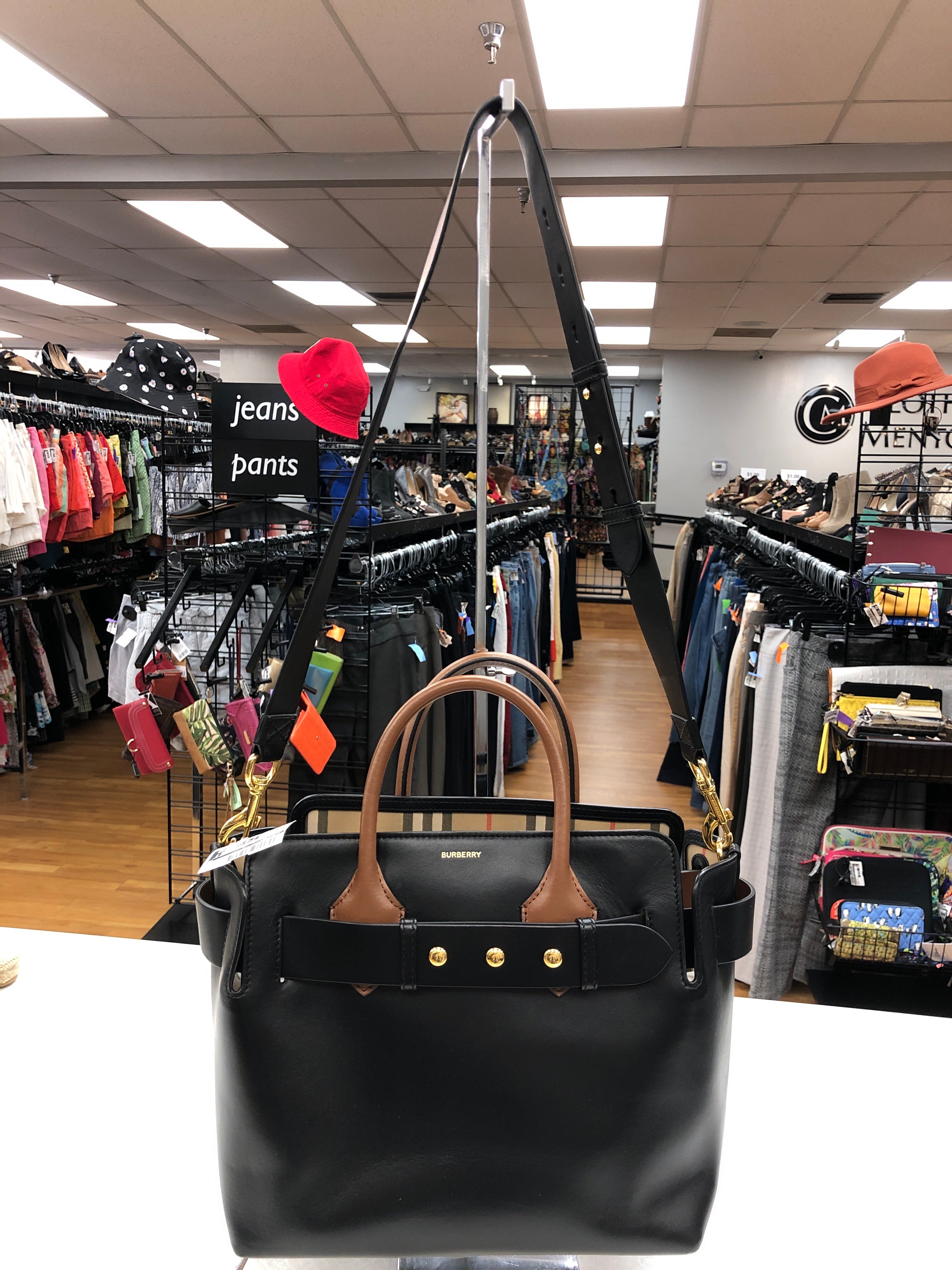 Crossbody Luxury Designer By Burberry  Size: Medium