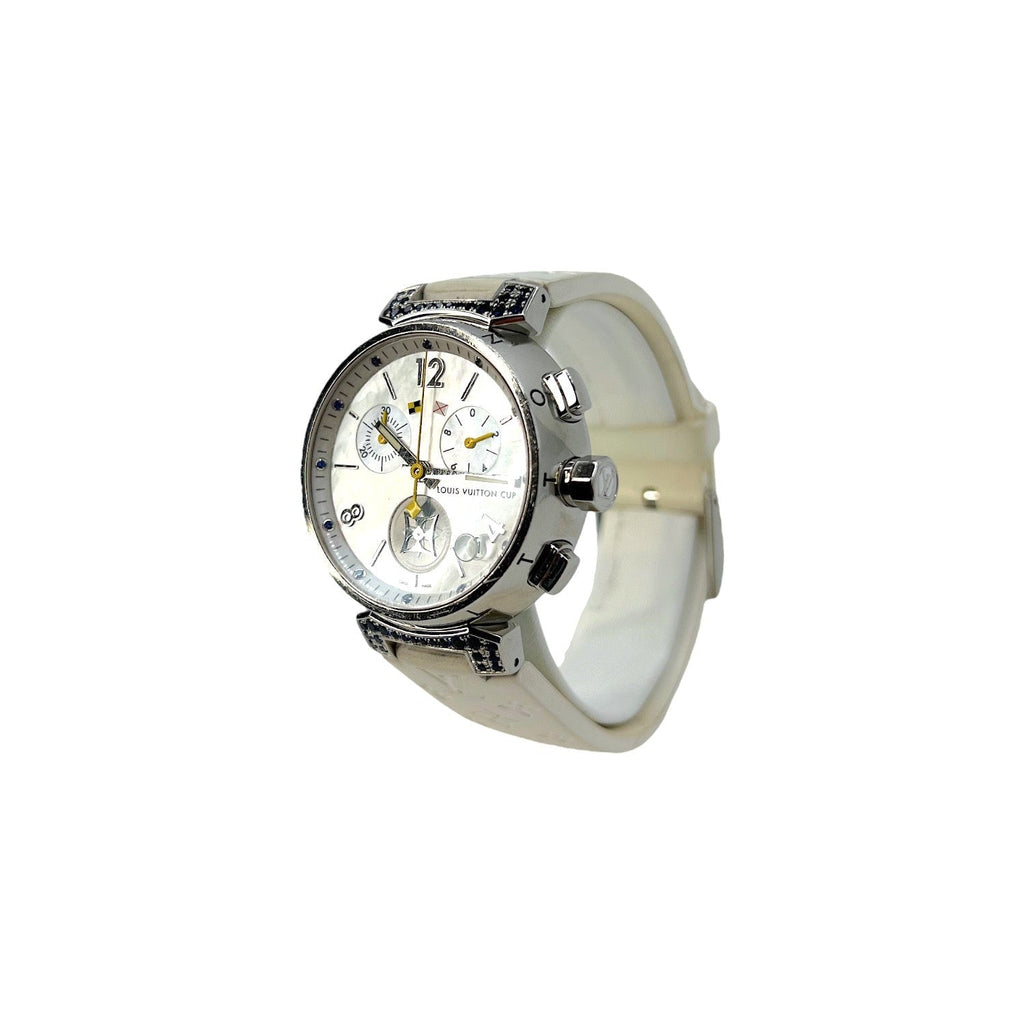 LOUIS VUITTON Sapphire Tambour Lovely Cup 38mm Watch