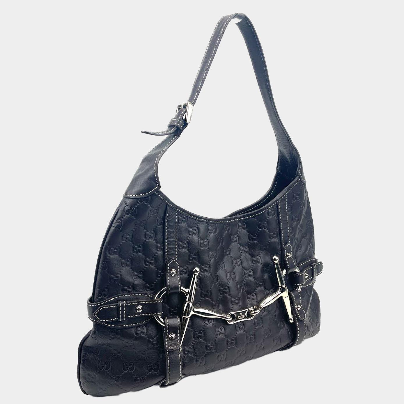 GUCCI 85th Anniversary GG Signature Horsebit Hobo- OUTLET ITEM FINAL SALE