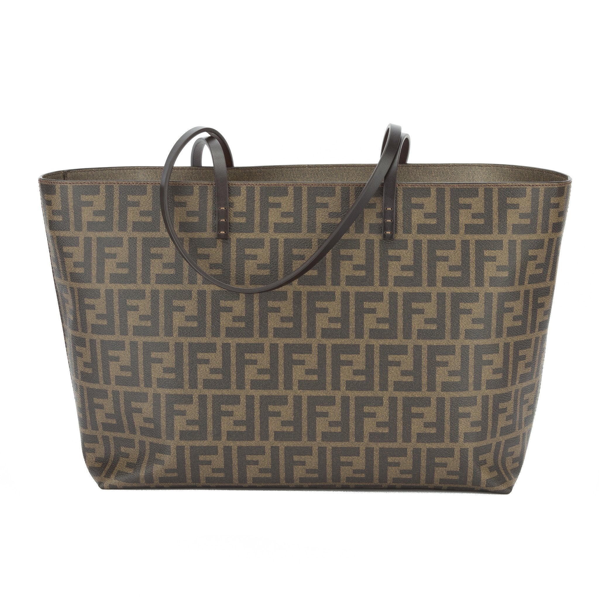 Fendi Tabacco Moro Zucca Shopping Tote (New with Tags)