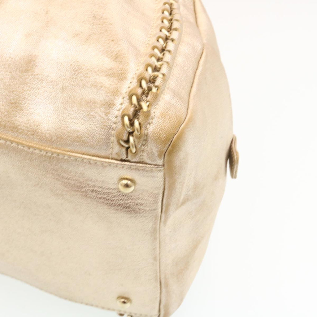 CHANEL Caviar Skin Tote Bag Leather White CC  28380A
