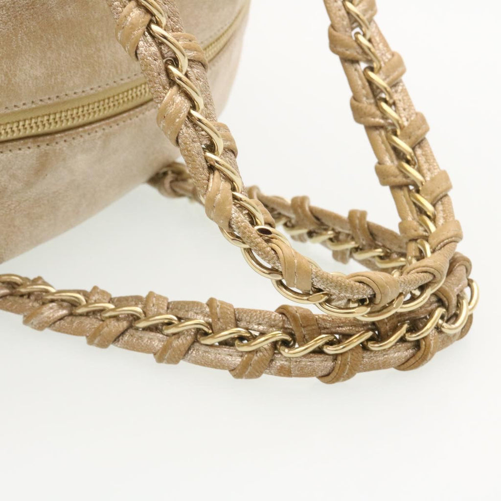 CHANEL Caviar Skin Tote Bag Leather White CC  28380A
